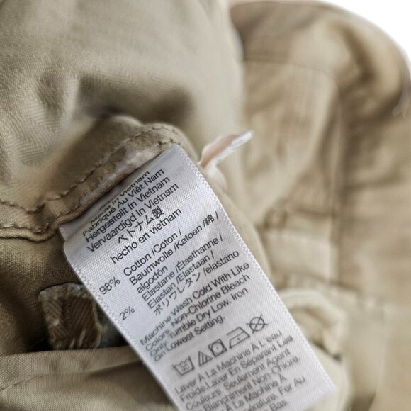 Madewell Womens 90's Straight Cargo Pants, Tan Khaki, Utility, Size 31 - Picture 5 of 9